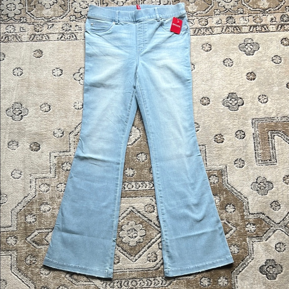 Spanx NWT Light Blue Flare Jeans